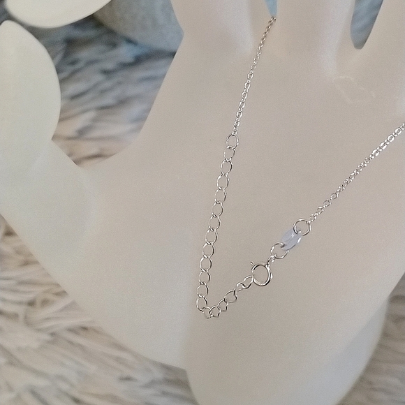 2/$30💕 BNWT Charmed Aroma Adjustable Sterling Silver Necklace - Picture 4 of 5
